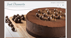 Desktop Screenshot of just-desserts.co.uk